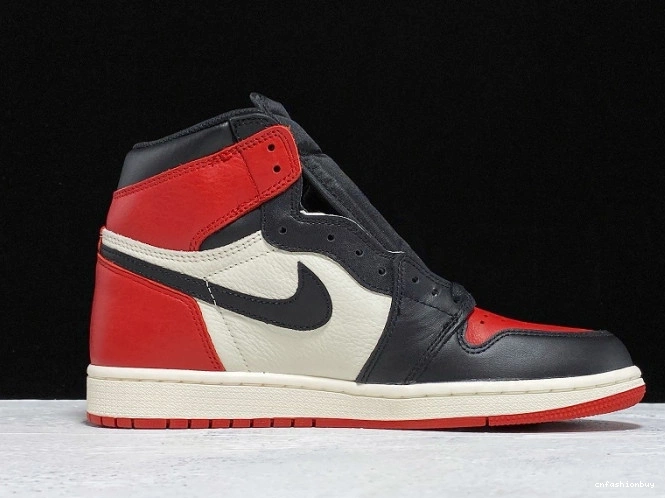 Jordan OG 555088-610 Retro 1 Bred Toe High Air 0724